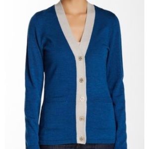 Tory Burch Jeanne Marino Wool Cardigan